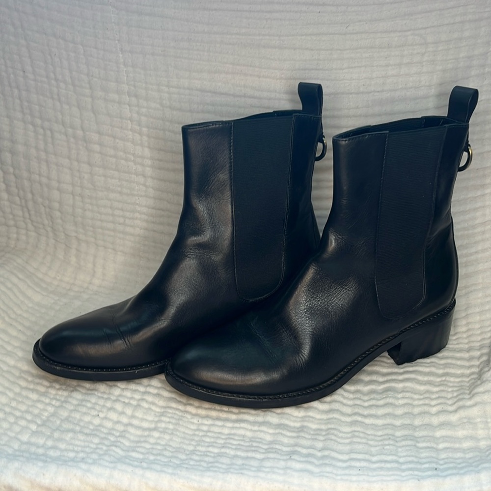 Cole Haan Black Leather Boots